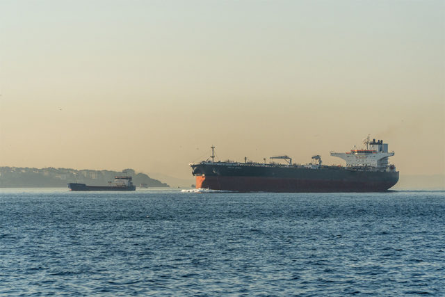 Ships On The Bosphorus As Black Sea Tensions Persist
